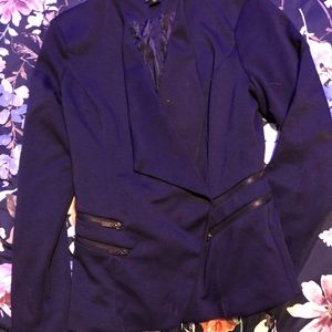 Navy business casual blazer